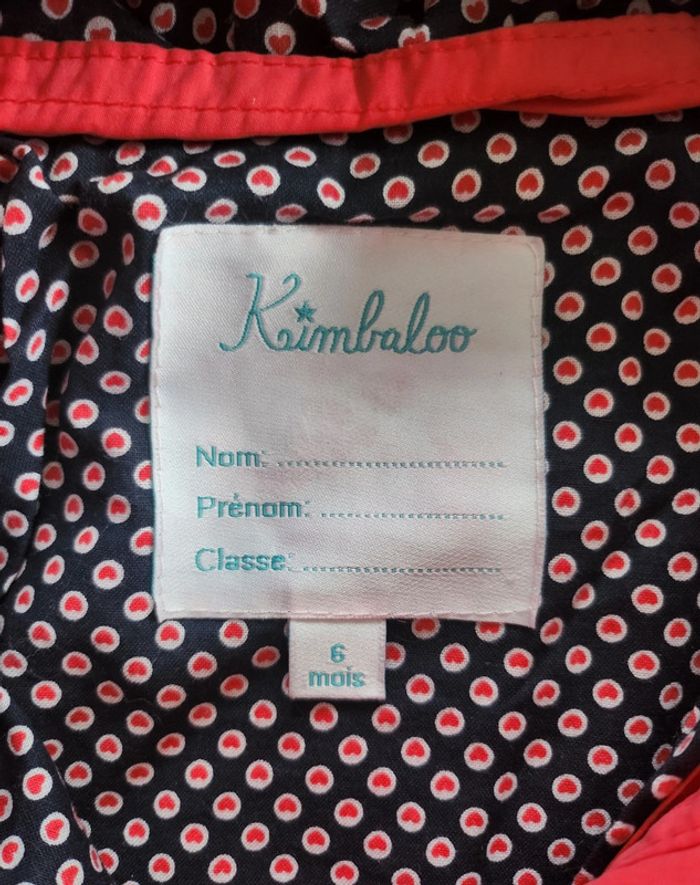 Blouson / veste / coupe-vent fille 6 mois - photo numéro 4