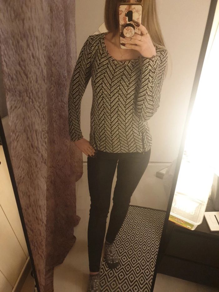 Pull motif géométrique - photo numéro 4