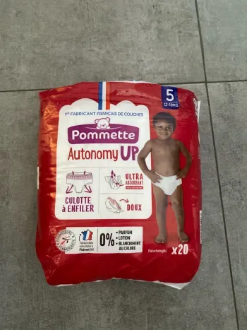 Paquet de couches pommette autonomy up