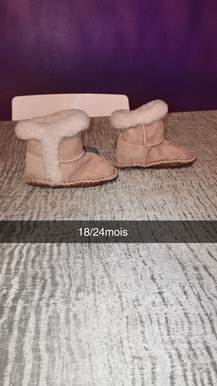 Boot chaussons beige