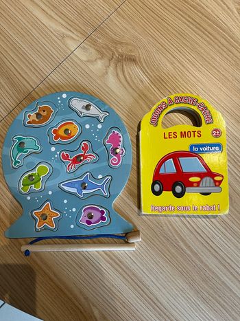 Puzzle pêche + livre