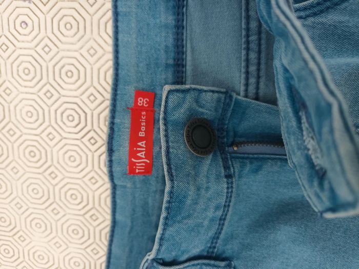 Short Tissaia taille 38 bleu - photo numéro 5