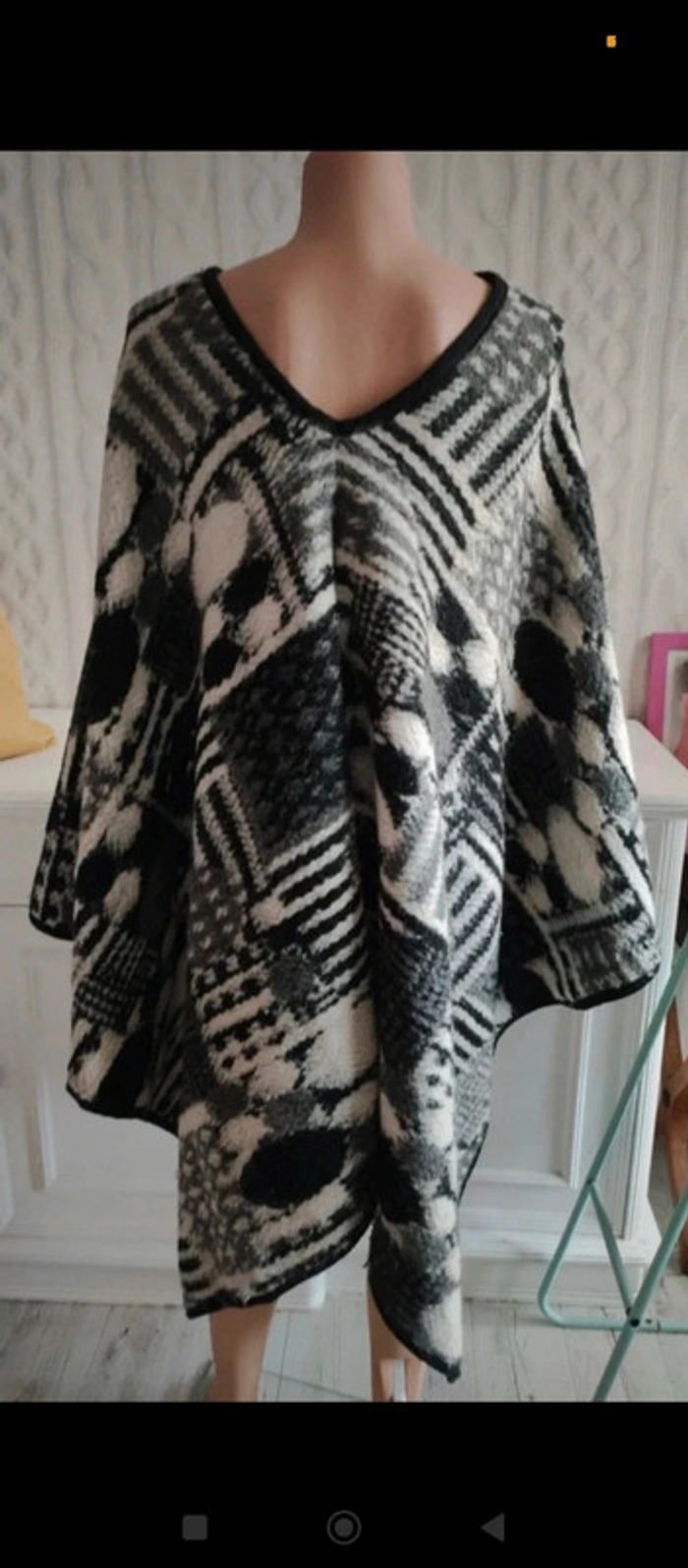 grand poncho d'hiver très chaud - photo numéro 5