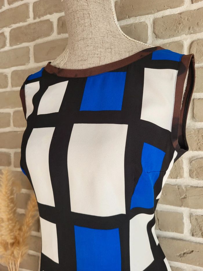 Robe style Art déco Mondrian - Sandro Ferronne - photo numéro 4