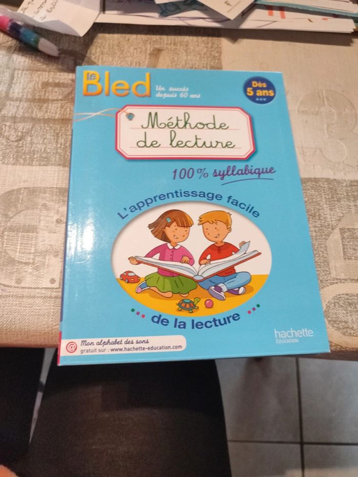 Livre méthode de lecture bled des 5 ans