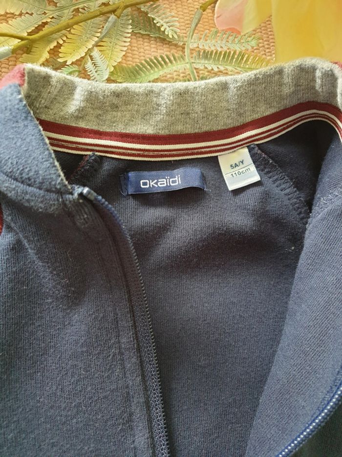 Gilet zip Okaidi 5 ans - photo numéro 3