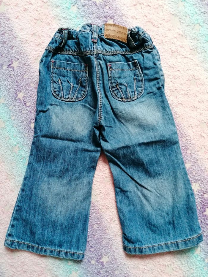 Pantalon jean obaibi fille taille 18 mois - photo numéro 2
