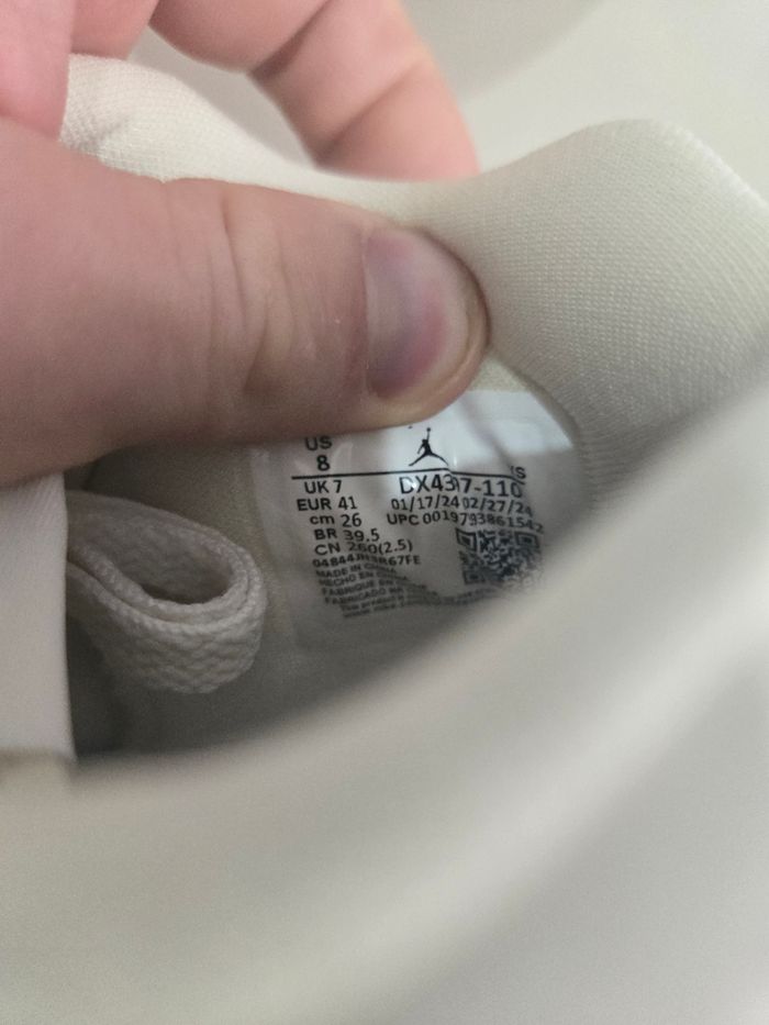Jordan stadium 90 blanc creme beige taille 41 neuves - photo numéro 6