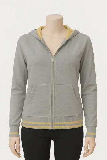 Veste à capuche zippée Orange d'Or Taille M