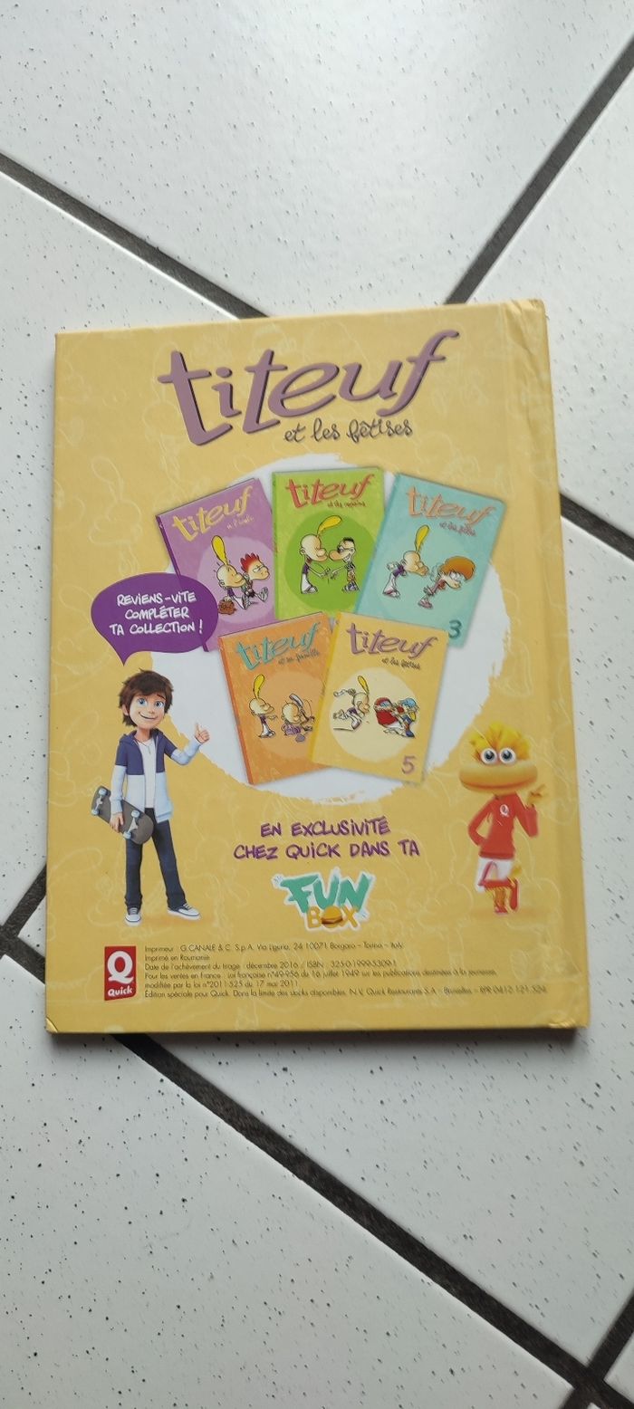 BD Titeuf et les bêtises - photo numéro 2