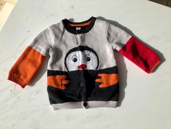 Gilet thème pingouin