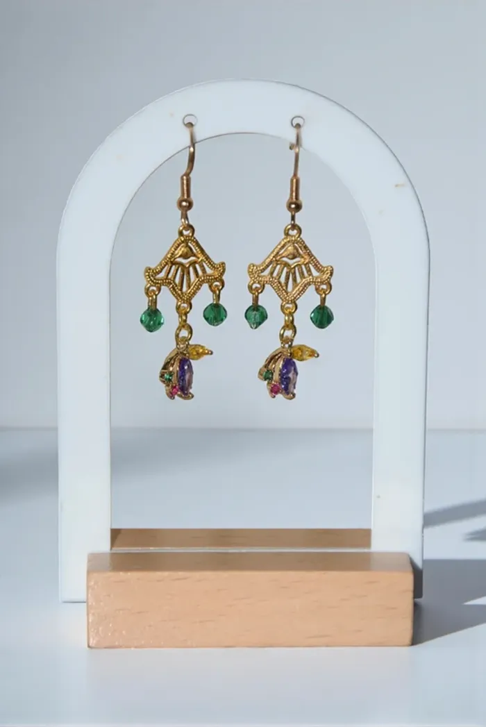 🦋 Boucles d’oreilles Papillons – Cristal & Acier inoxydable 🦋
