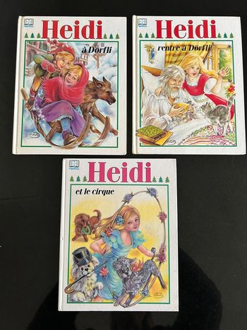 Lot 3 Livres Heidi