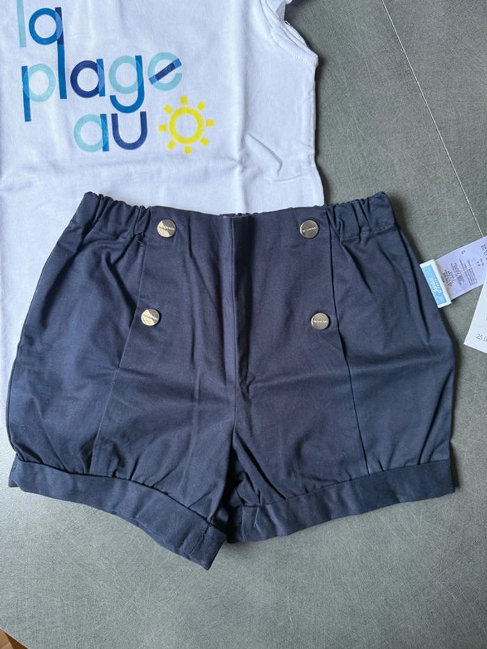 Ensemble Jacadi short / t shirt - photo numéro 3