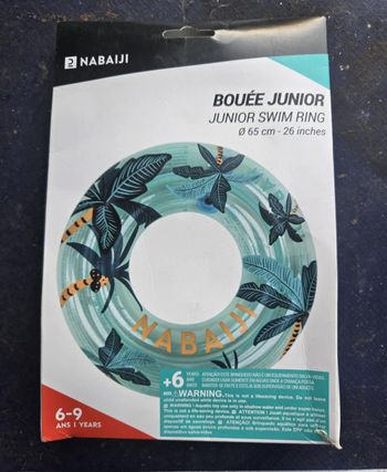 Bouée piscine gonflable 65 cm palmier