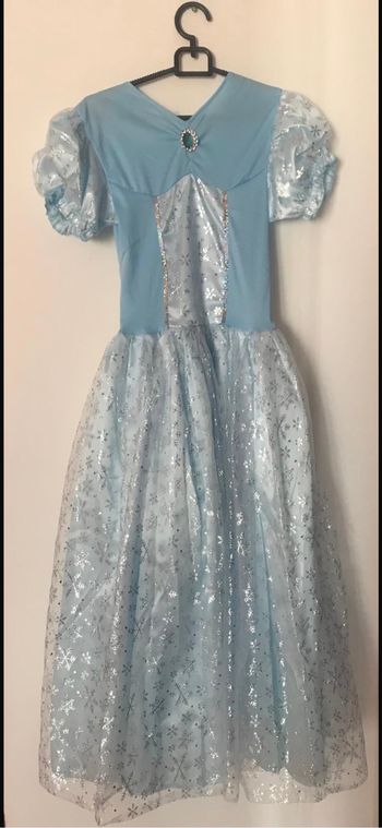Déguisement princesse reine des neiges 5/6 ans