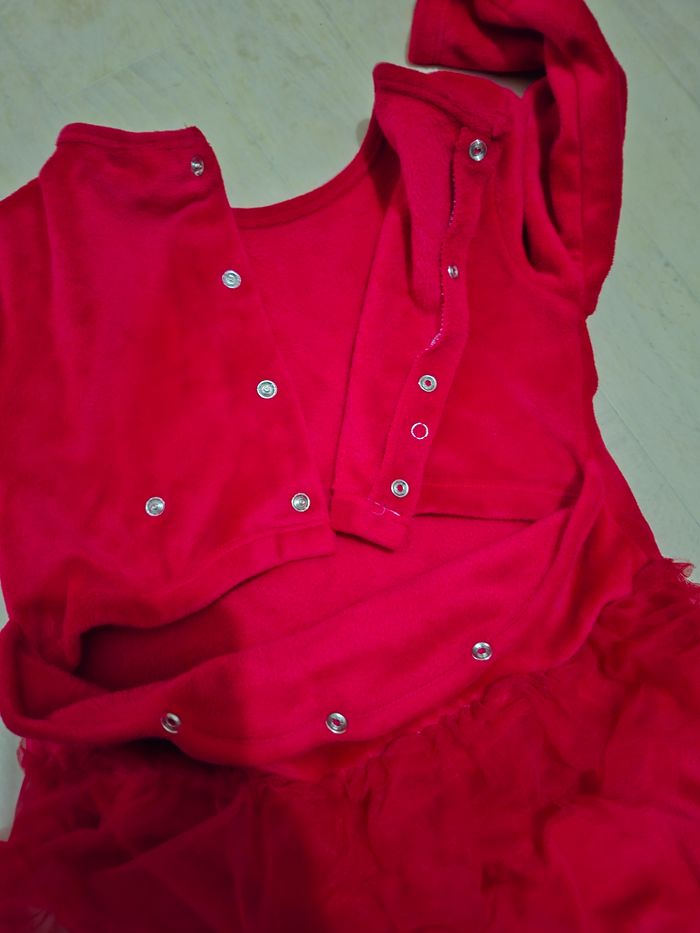 Pyjama rouge Mickey Disney Baby 18 mois - photo numéro 5