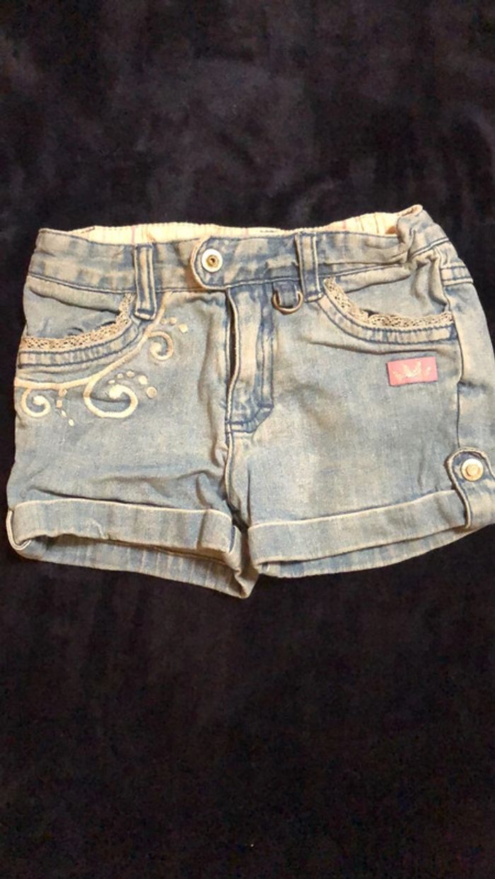 Mini short en jean 4 ans
