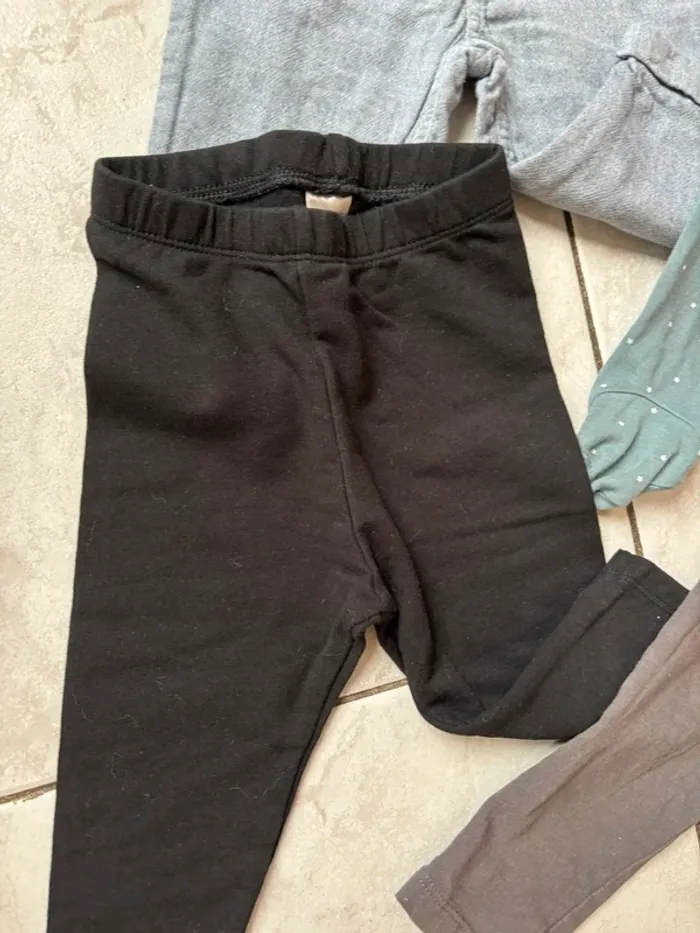 Lot de 4 leggings, pantalons - photo numéro 3