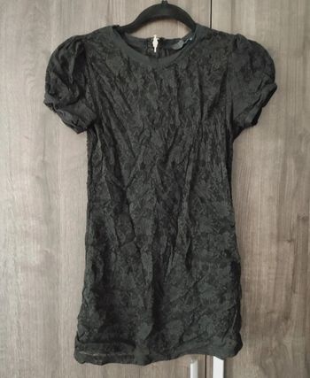 T-shirt en dentelle noir