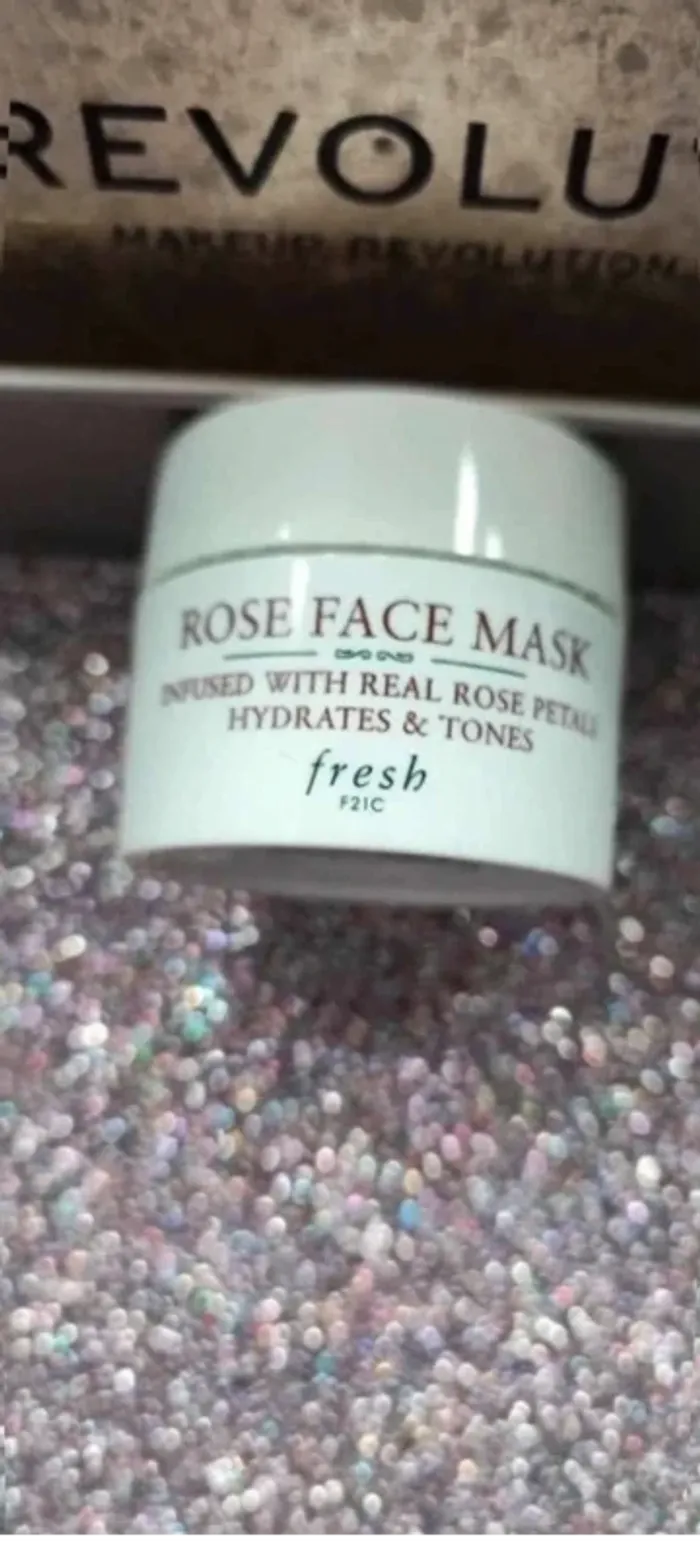 Rose face  mask  fresh