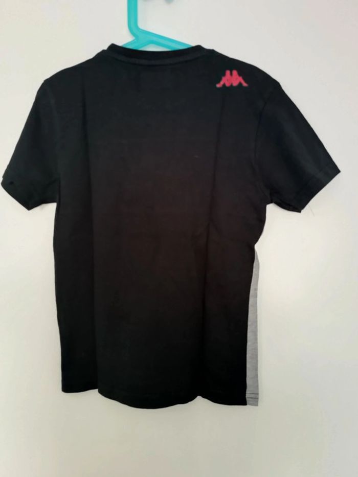 Tee-shirt kappa , noir , gris et blanc - photo numéro 2