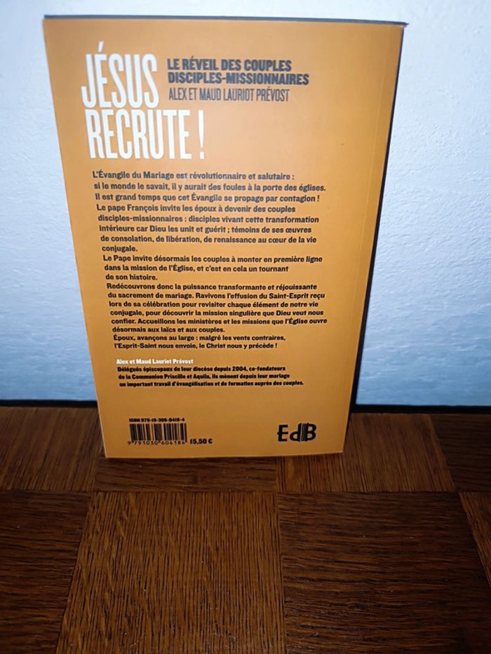 🌟Livre Jésus recrute le réveil des couples Neuf 🌟 - photo numéro 2