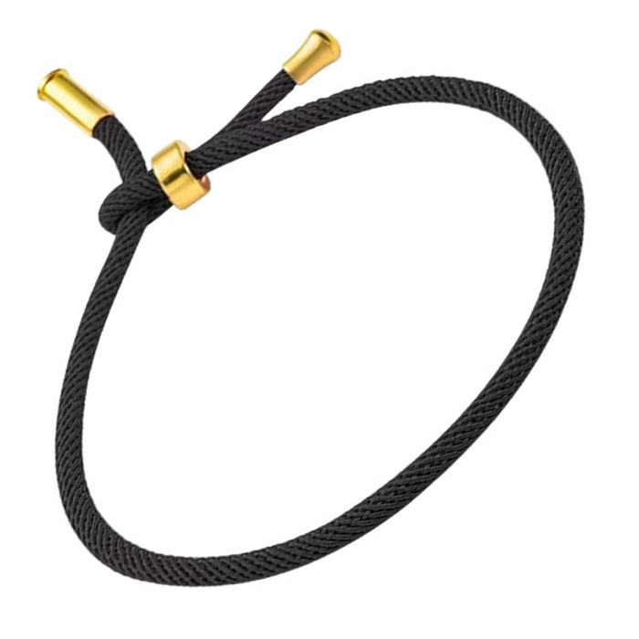 Bracelet cordon fleur coloré - photo numéro 5