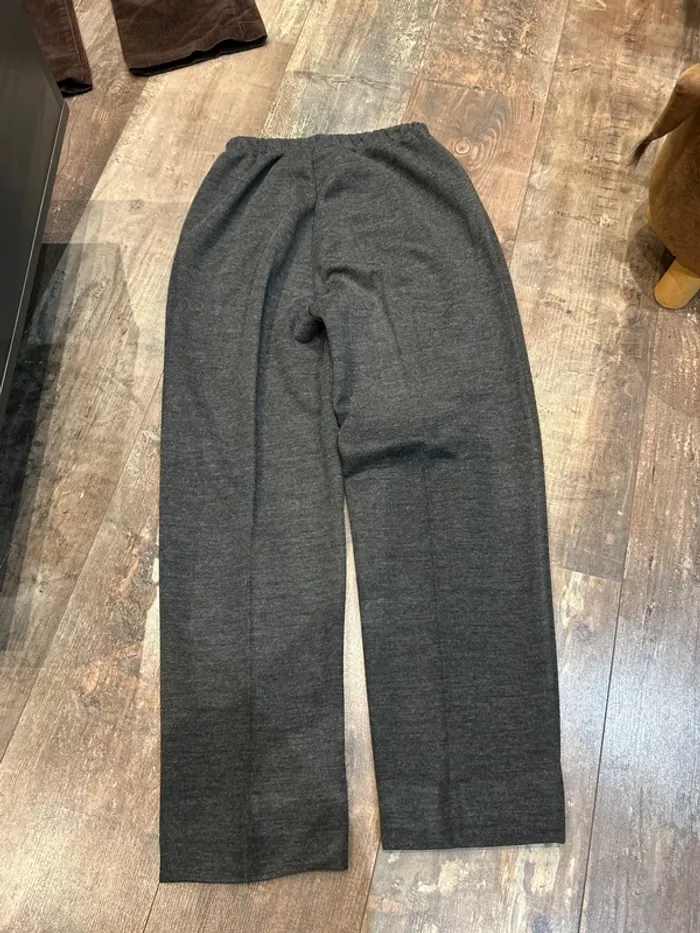 Pantalon gris taille élastique - photo numéro 5