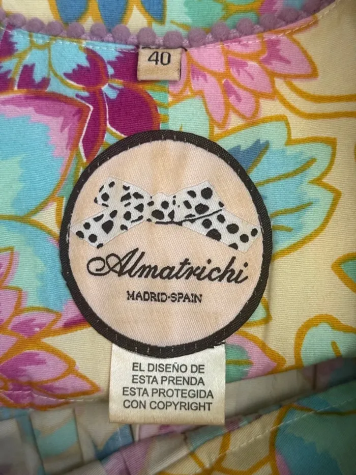 Robe Almatrichi – Créateur espagnol – Taille 40 ES/36FR - photo numéro 5