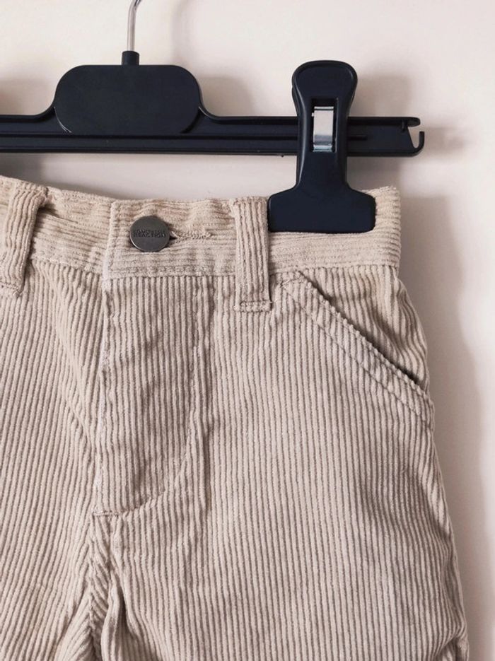 Pantalon beige strié - photo numéro 2