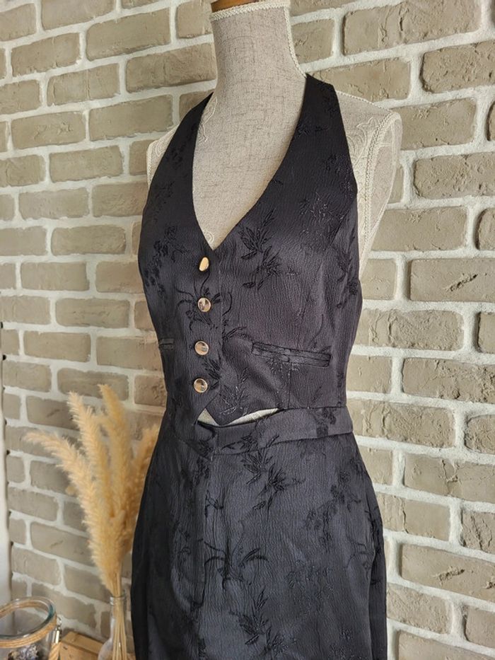 Magnifique combinaison dos nu noire Zara - Neuve avec étiquette - photo numéro 8