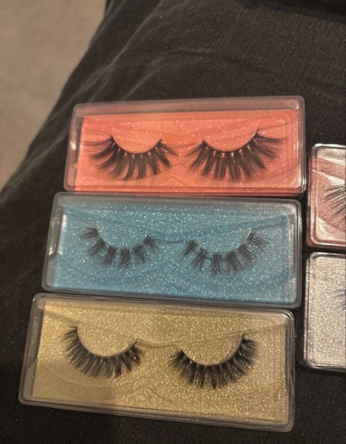 Lots de 5 paires de faux cils