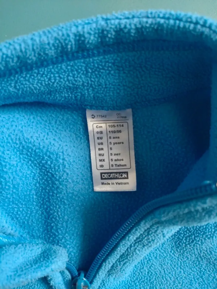 Gilet quechua taille 5 ans - photo numéro 2