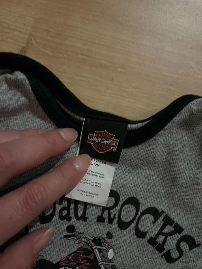 Body manches courtes Harley 9/12 mois - photo numéro 3