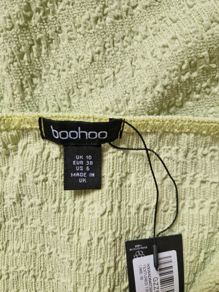 Robe courte boohoo verte – Taille 38 – Neuve avec étiquette 🌿 - photo numéro 5