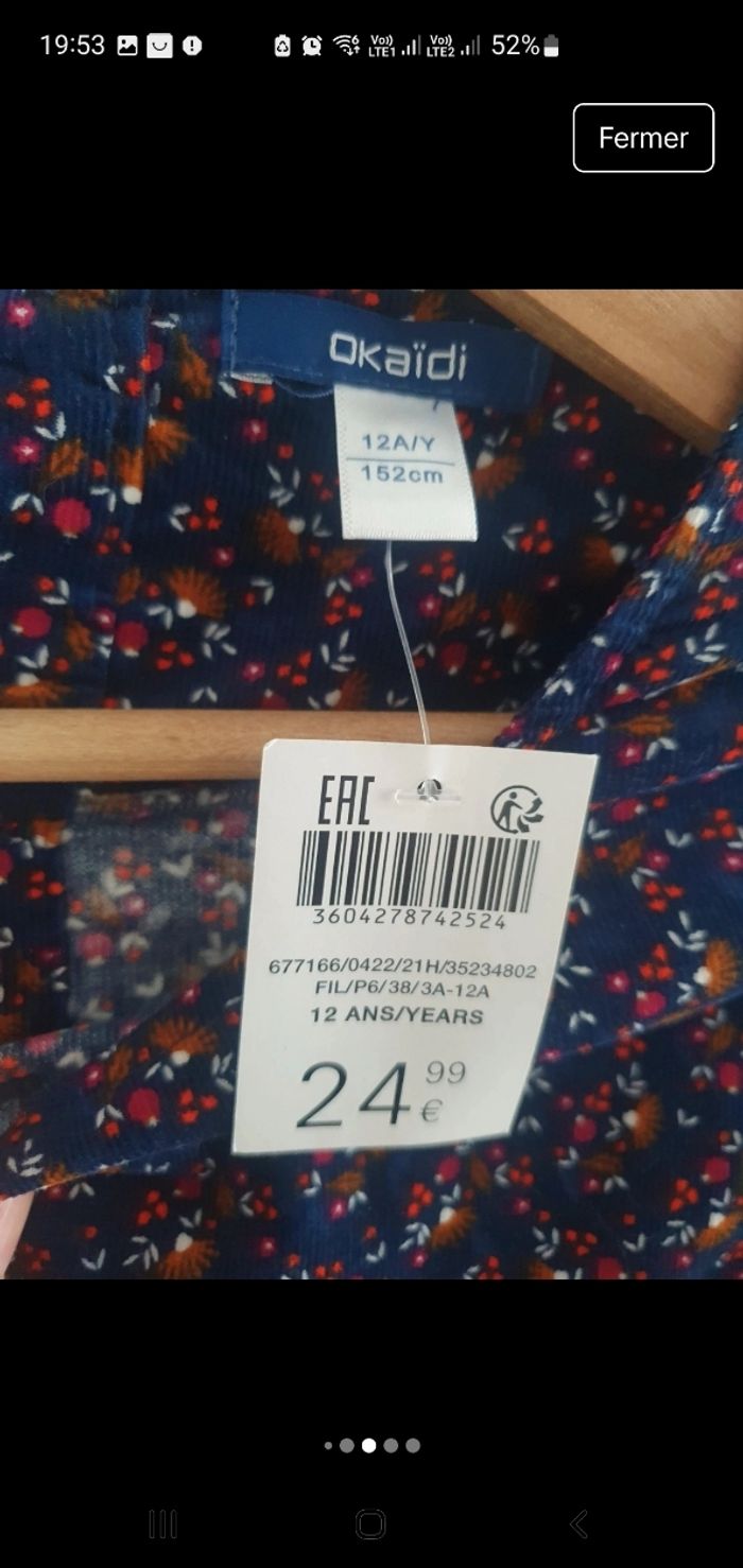 Robe en velours côtelé - photo numéro 5