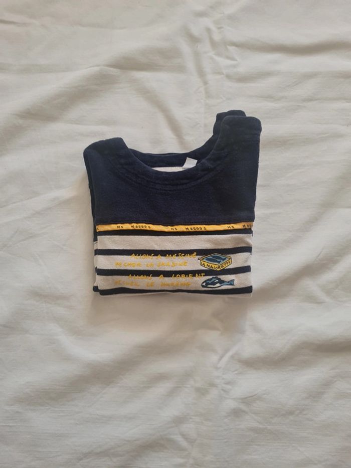 Sweat-shirt marin 2 ans Sergent Major