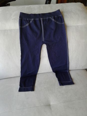 Legging fille bleu