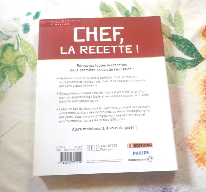 CHEF, LA RECETTE ! T1 par Cyril LIGNAC Ed. Hachette - photo numéro 2