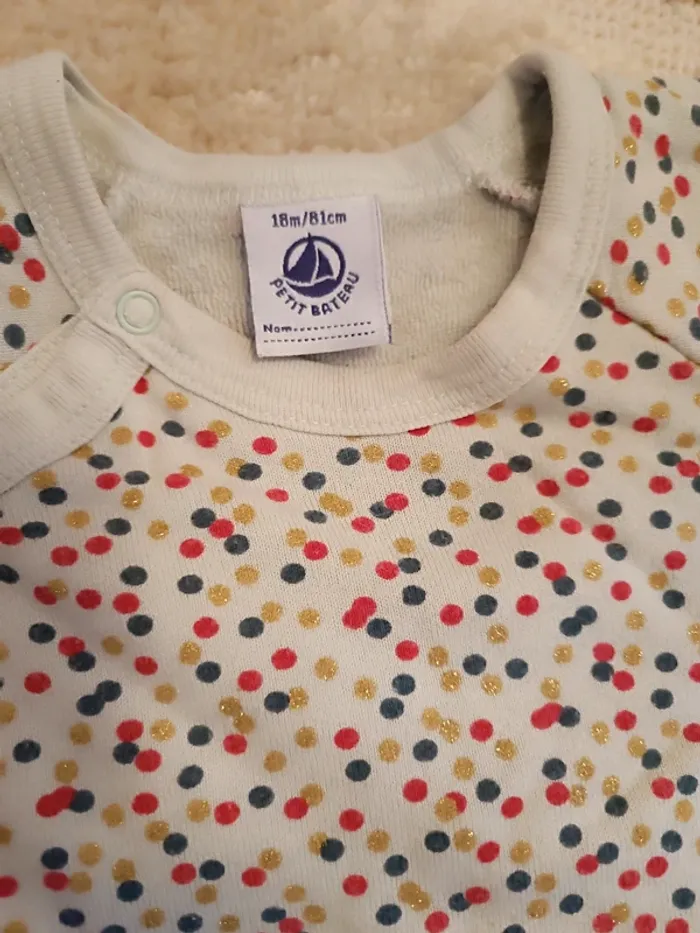 Pyjama Petit Bateau mi-saison 18 mois - photo numéro 9
