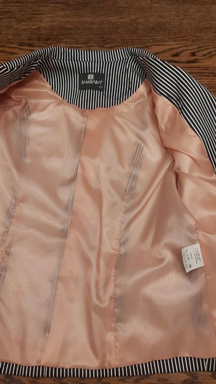 Blazer Samsara taille 42 noir/blanc - photo numéro 19
