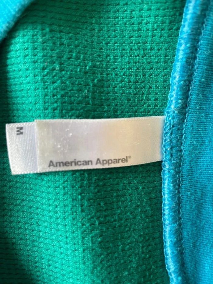 sweats et sweats a capuche American Apparel bleu taille M - photo numéro 2