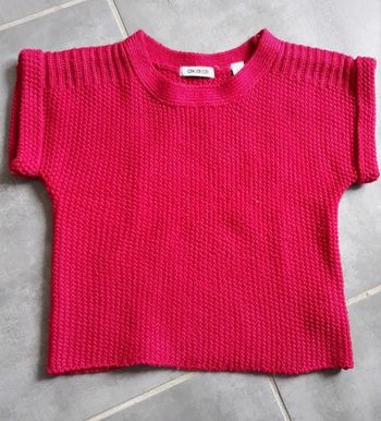 Pull manche courte taille 6 ans