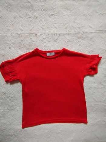 T-shirt rouge temps de cerises XXS