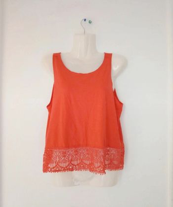 Débardeur d'été avec dentelle femme