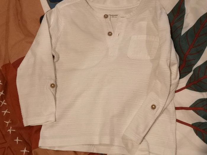 T shirt manches longues retroussable - photo numéro 3