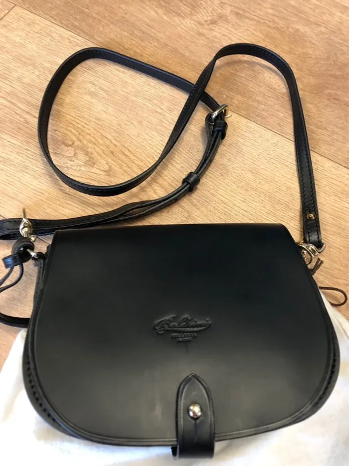 Sac bandoulière Boldrini noir - photo numéro 2