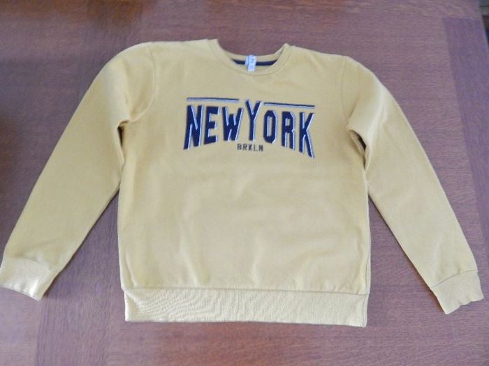 Sweat moutarde garçon 12 ans