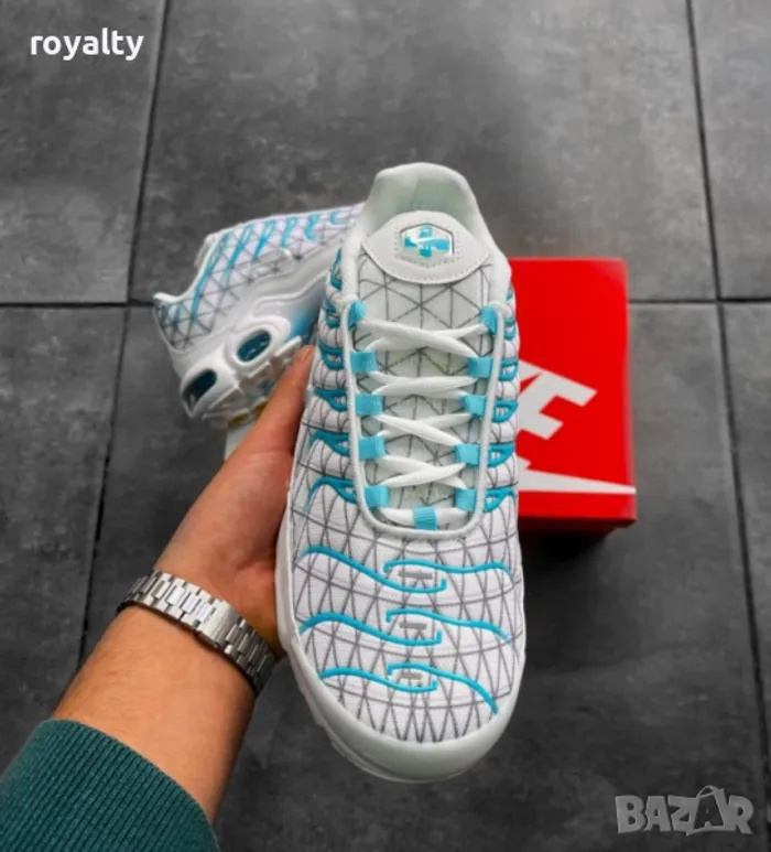 Nike tn marseille blanc bleu 41 - photo numéro 3